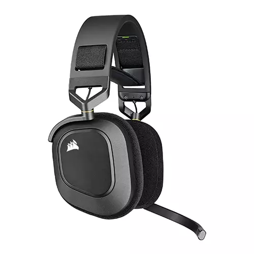 Corsair HS80 RGB WIRELESS Spatial Audio Premium Gaming Headset (Carbon)-gallery-1