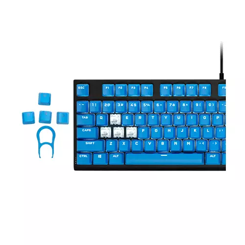 Corsair PBT Double-Shot Pro Keycap Mod Kit - Elgato Blue-gallery-2