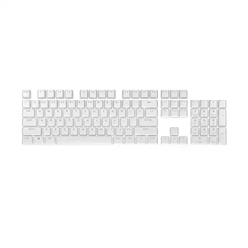 Corsair PBT Double-Shot Pro Keycap Mod Kit - Arctic White