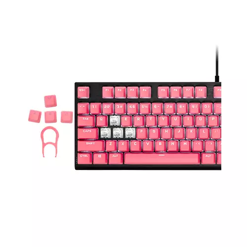 Corsair PBT Double-Shot Pro Keycap Mod Kit - Rogue Pink-gallery-2