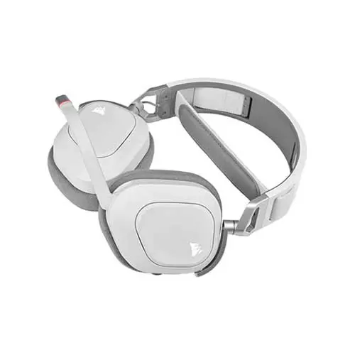 CORSAIR HS80 RGB WIRELESS SPATIAL AUDIO PREMIUM GAMING HEADSET (WHITE)-gallery-2