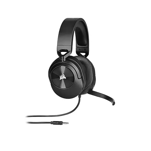 CORSAIR HS55 SURROUND WIRED GAMING HEADSET(BLACK)