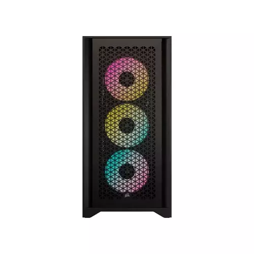 CORSAIR ICUE 4000D RGB AIRFLOW MID-TOWER CASE (BLACK)-gallery-1