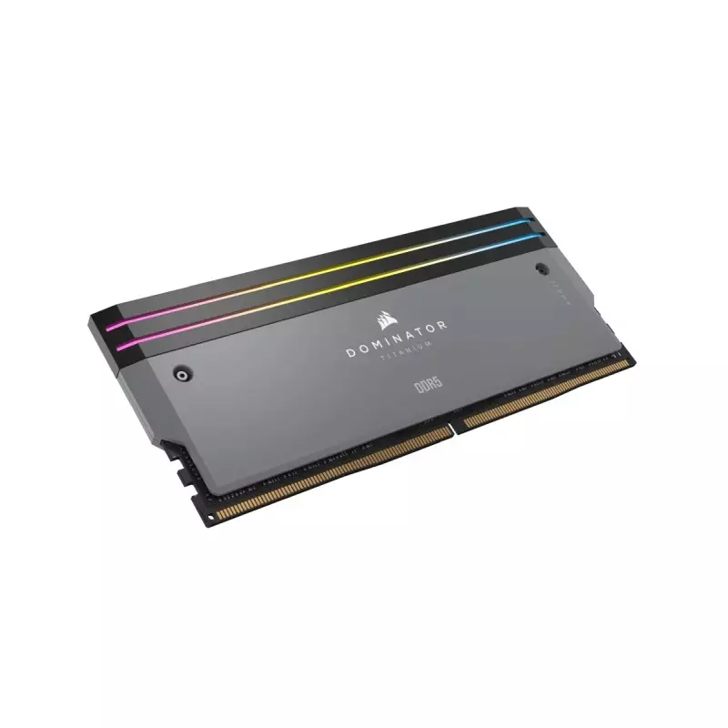 CORSAIR DOMINATOR TITANIUM RGB 32GB (2X16GB) DDR5 DRAM 6000MHZ CL30 AMD XMP DESKTOP RAM (GREY)-gallery-2