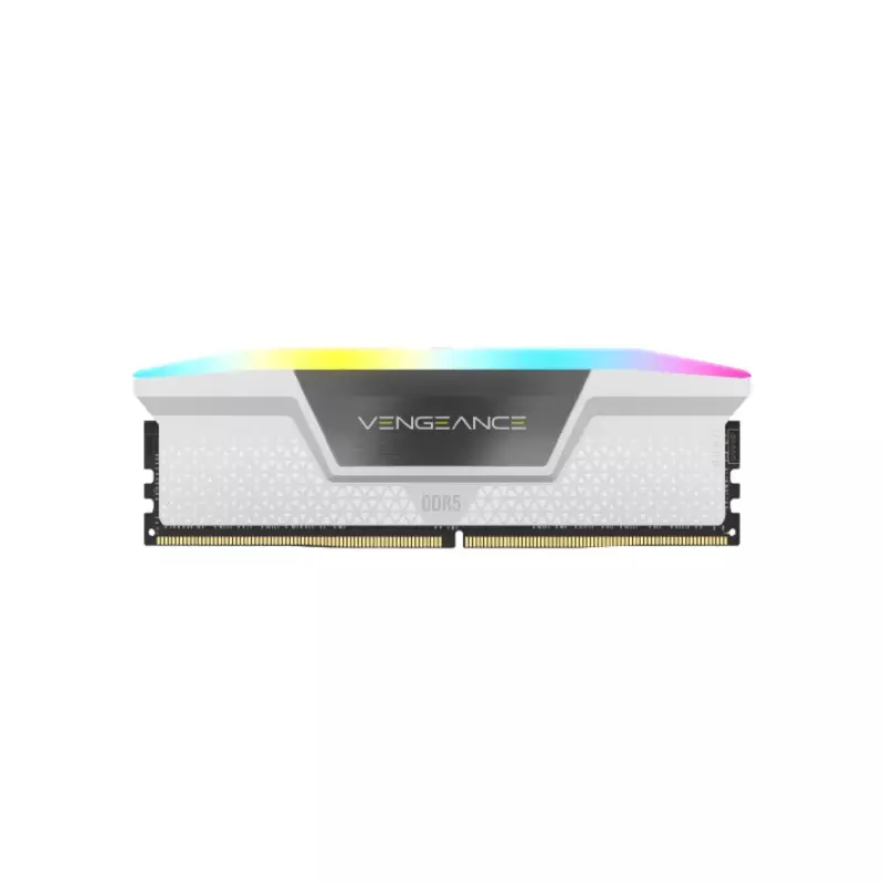 CORSAIR VENGEANCE RGB 32GB (2x16GB) 6000MHZ DDR5 DESKTOP RAM (WHITE)-gallery-3