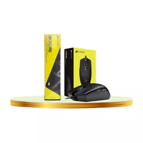 Corsair Katar Pro & Corsair MM300 Pro premium Mouse Pad Combo