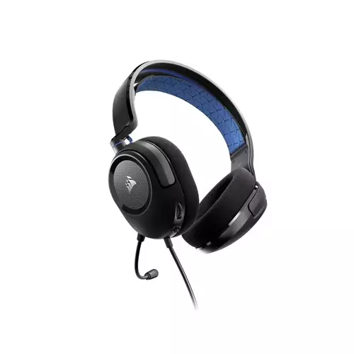 Corsair HS35 v2 Stereo Multiplatform Gaming Headset (BLUE)-gallery-1