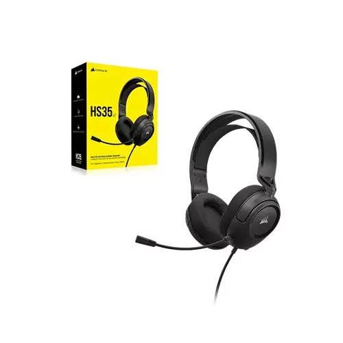 Corsair HS35 v2 Stereo Multiplatform Gaming Headset (BLUE)-gallery-2