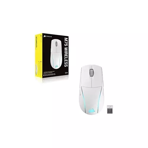 Corsair M75 RGB FPS And Ultra-Lightweight Gaming Mouse (White)-gallery-1