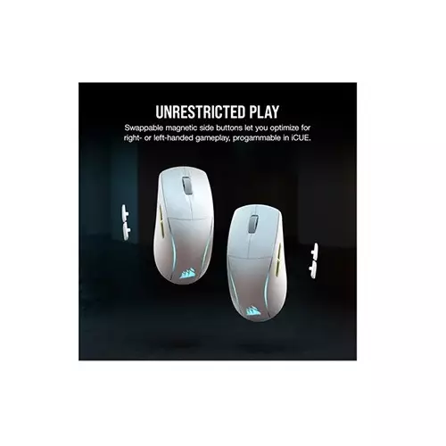 Corsair M75 RGB FPS And Ultra-Lightweight Gaming Mouse (White)-gallery-2