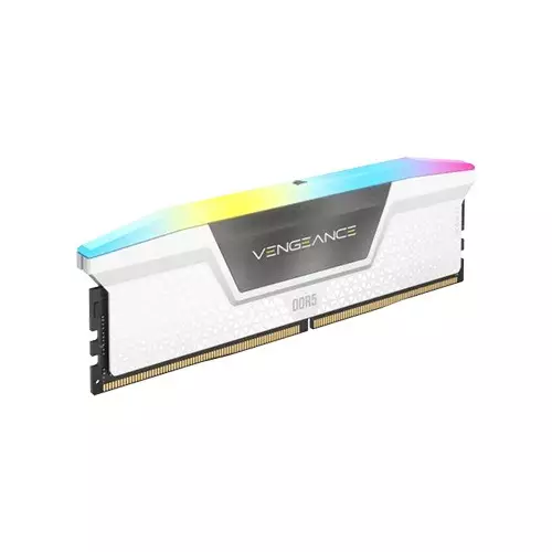 Corsair VENGEANCE RGB 16GB DDR5 6000MHz Desktop RAM (White)-gallery-1