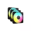 Corsair RS120 ARGB 120mm Triple Pack PWM Fans (Black)-gallery-1