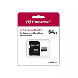 Transcend USD350V U1 64GB High Endurance MicroSD Card With Adapter-gallery-1