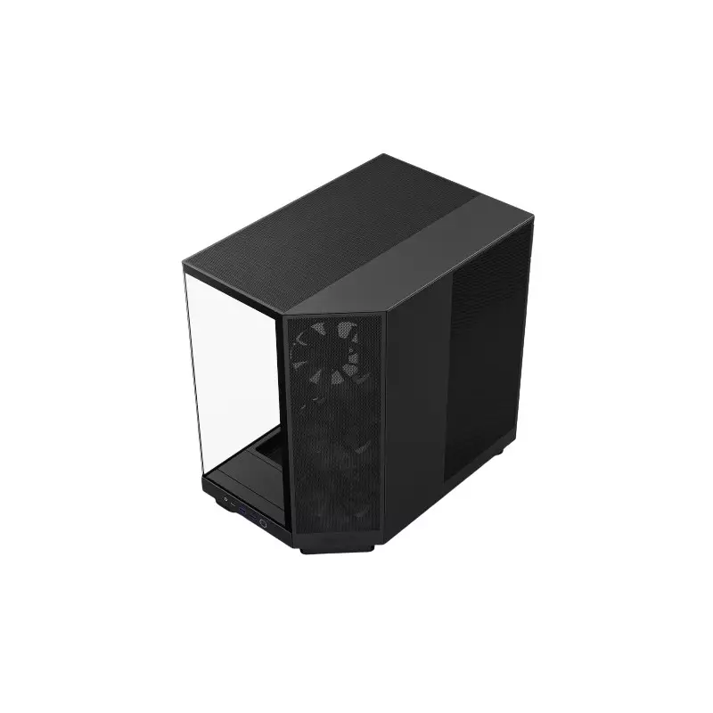 NZXT H6 Flow Compact Dual Chamber Mid Tower Airflow Case (Black)-gallery-2