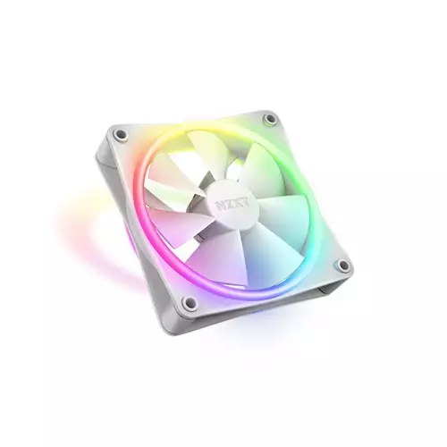 NZXT F120 RGB DUO 120mm RGB Casing Fan (White)-gallery-1