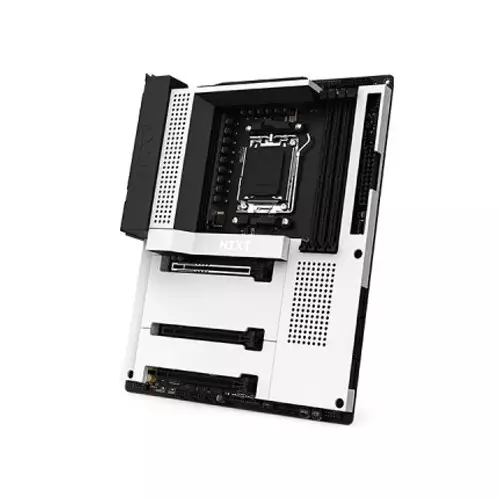 NZXT N7 B650E AM5 ATX AMD Gaming Motherboard - White-gallery-1
