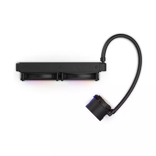 NZXT Kraken 240 RGB 240mm AIO Liquid CPU Cooler with LCD Display (Black)-gallery-1