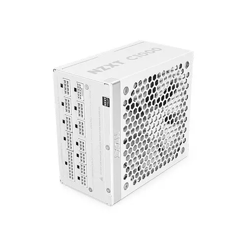 NZXT C1000 1000 Watt 80 Plus Gold ATX 3.1 Full-Modular Power Supply (White)-gallery-2