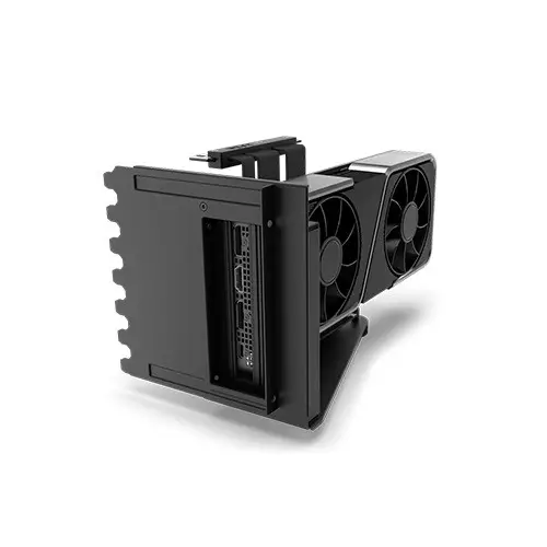 NZXT AB-RH175-B1 Vertical GPU Mounting Kit (Black)-gallery-3