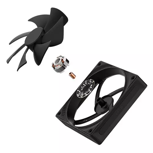 NZXT F120P 120mm Static Pressure PWM Casing Fan (White)-gallery-3