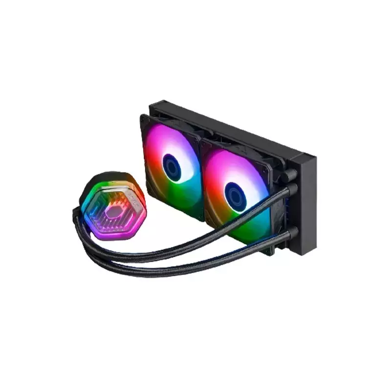 Cooler Master MasterLiquid 240 ATMOS ARGB 240mm Liquid CPU Cooler (Black)-gallery-2