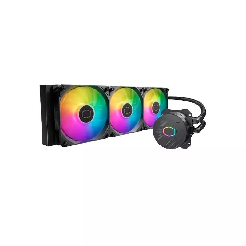 Cooler Master MasterLiquid 360L Core ARGB 360mm Liquid CPU Cooler (Black)-gallery-1