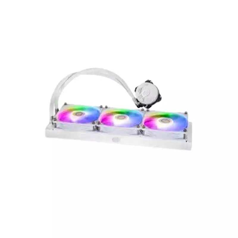 Cooler Master MasterLiquid 360L Core ARGB 360mm Liquid CPU Cooler (White)-gallery-1