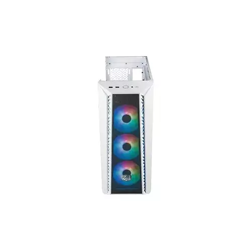 Cooler Master MasterBox 520 Mesh Mid Tower Micro ATX ARGB Gaming Case (White)-gallery-2