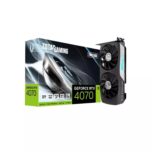 ZOTAC GAMING GEFORCE RTX 4070 TWIN EDGE 12GB GDDR6X GRAPHICS CARD