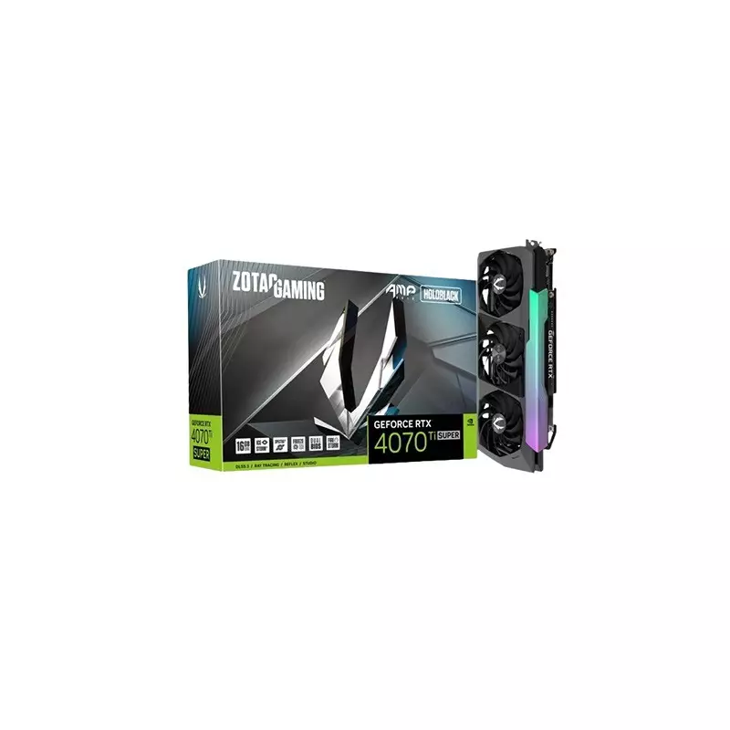 ZOTAC GeForce RTX 4070 Ti Super 16GB AMP HOLO Gaming Gddr6x Graphics Card