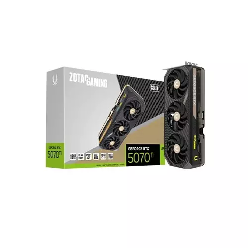 ZOTAC ZT-B50710D-10P Gaming GeForce RTX 5070 Ti SOLID GDDR7 16GB Graphics Card