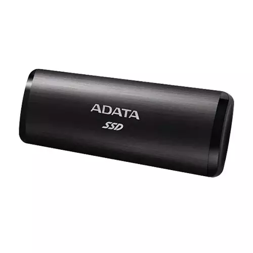 ADATA SE760 512GB USB 3.2 TYPE-C PORTABLE EXTERNAL SSD (BLACK)-gallery-1