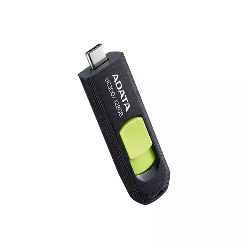 Adata UC300 128GB USB Type-C Pen Drive (Black-Green)-gallery-2