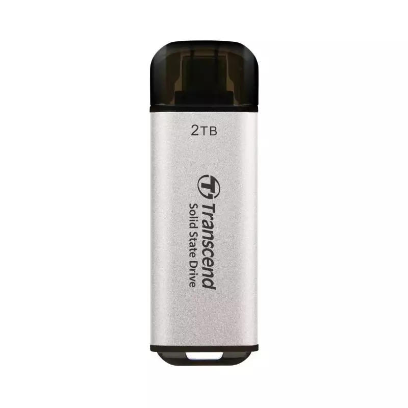 TRANSCEND 2TB ESD300S TYPE C SILVER PORTABLE SSD-gallery-1