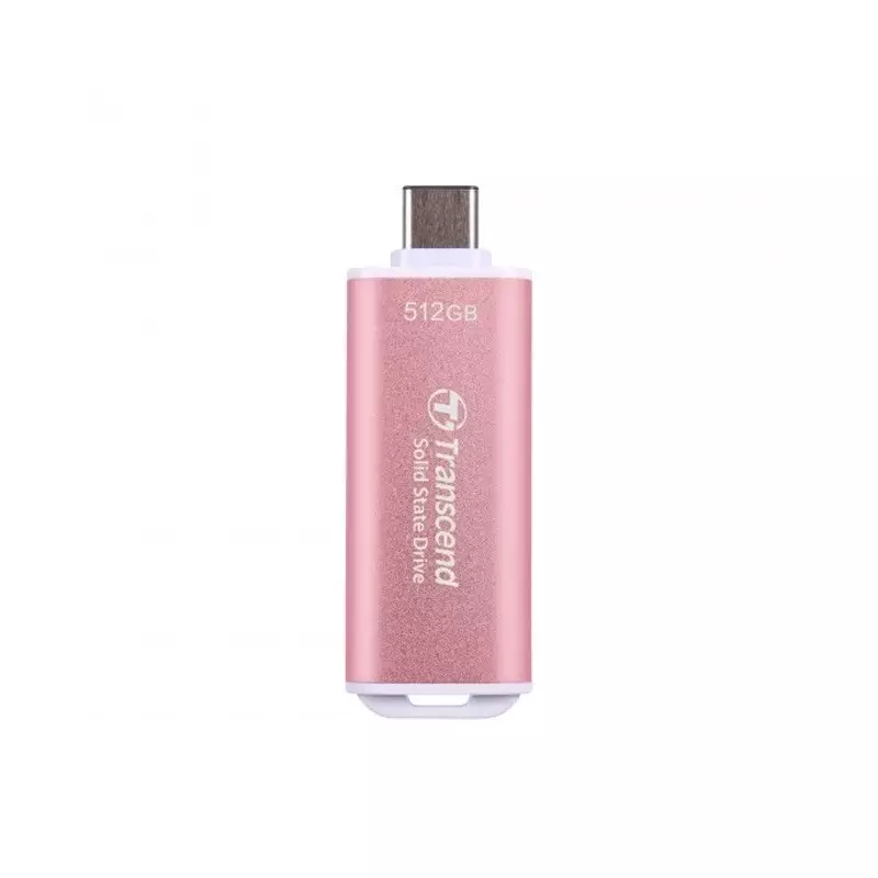 TRANSCEND 512GB ESD300P TYPE C PINK PORTABLE SSD-gallery-1