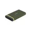 Transcend ESD380C 500GB USB 3.2 Gen 2 Type-C Portable SSD (Military Green)-gallery-1