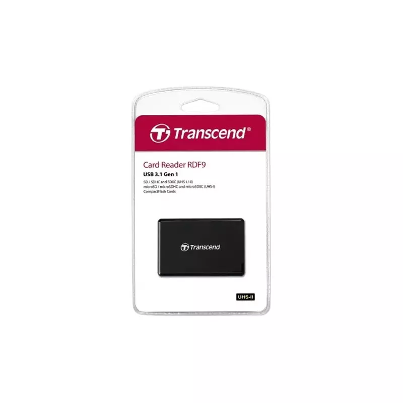 Transcend TS-RDF9K2 USB 3.1 Gen 1 Gen1 All-In-1 UHS-II Multi Card Reader-gallery-1