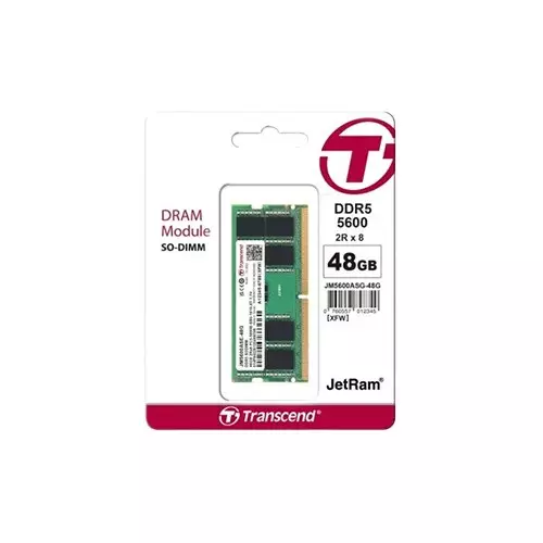 Transcend JM5600ASE-48G 48GB DDR5 5600Mhz SO-DIMM Laptop RAM-gallery-1