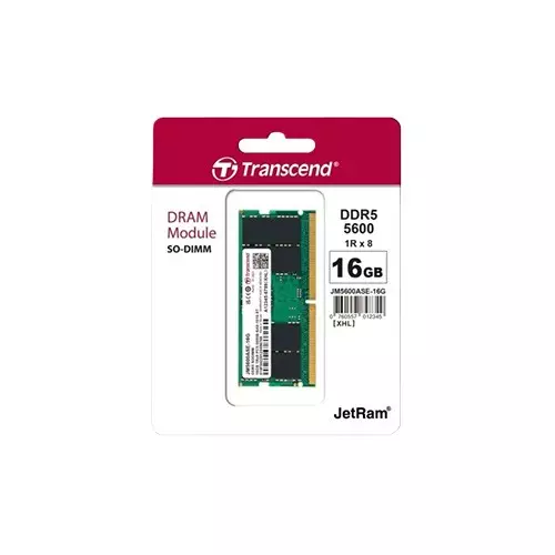 Transcend JM5600ASE-16G 16GB DDR5 5600Mhz SO-DIMM Laptop RAM-gallery-1