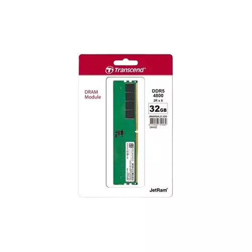 Transcend JM4800ALE-32G 32GB DDR5 4800MHz UDIMM Desktop RAM-gallery-1