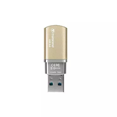 Transcend V-820 32GB USB 3.0 Gen 1 Gold Pen Drive-gallery-2
