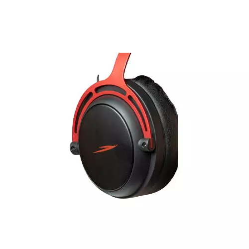 Ascend Air 7.1 channel Ultra lightweight Gaming Red Headphone-gallery-1