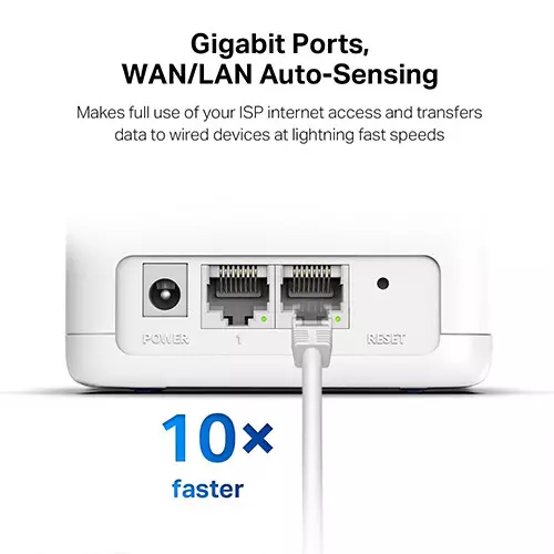 Mercusys Halo H30G AC1300 Dual Band 2 Pack Gigabit Mesh Router-gallery-1