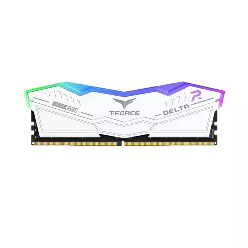 TEAM DELTA RGB WHITE 16GB DDR5 5600MHZ GAMING DESKTOP RAM