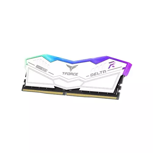 TEAM T-FORCE DELTA RGB 16GB DDR5 7000MHz Desktop RAM (White)-gallery-3