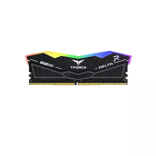 TEAM T-FORCE DELTA RGB 16GB DDR5 5600MHz Desktop RAM (Black)