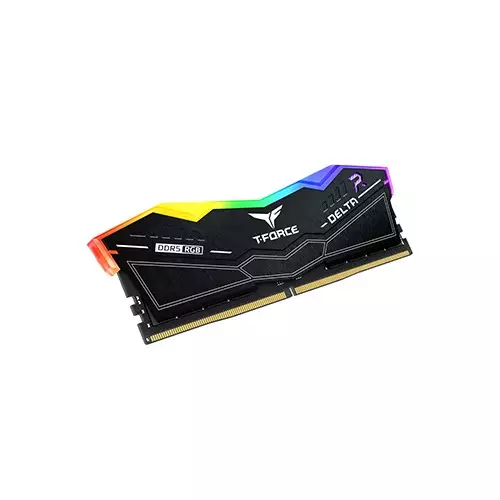 Team Delta RGB 64GB (2x32GB) DDR5 6000MHz CL38 Desktop RAM (Black)-gallery-1