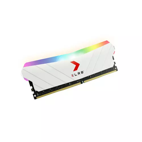 PNY XLR8 GAMING RGB 8GB DDR4 3600MHz DESKTOP RAM (WHITE)-gallery-1