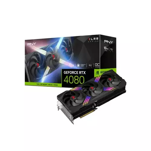 PNY GEFORCE RTX 4080 16GB OC XLR8 GAMING VERTO TF GRAPHICS CARD