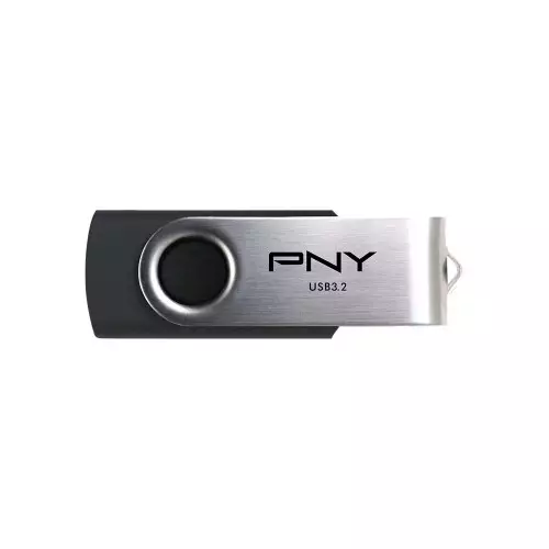 PNY TURBO ATTACHE R 64GB USB 3.2 360° METAL FLASH DRIVE